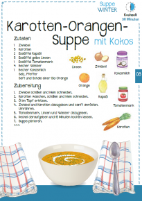 Mediendetails: Karotten-Orangen-Suppe mit Kokos Winter